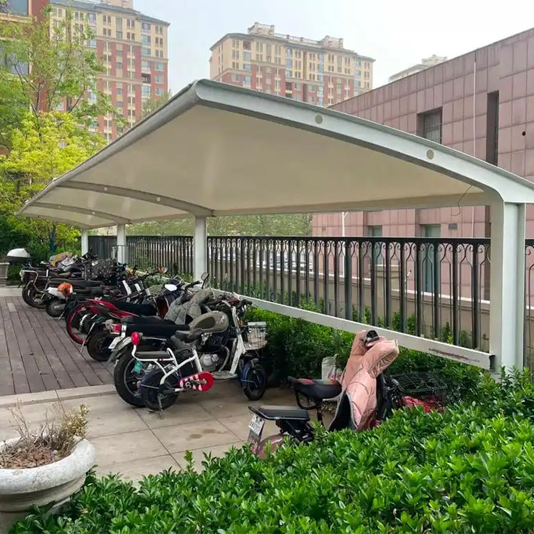 富锦县膜结构电动车棚